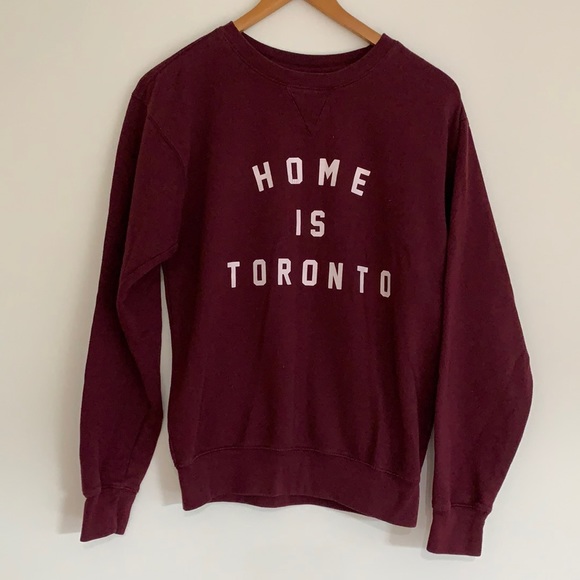 Peace Collective Tops - Peace Collective "Home is Toronto" Crew Sweater S